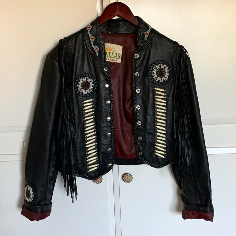 Sunriders Western Wear Leather Jacket and Chaps
